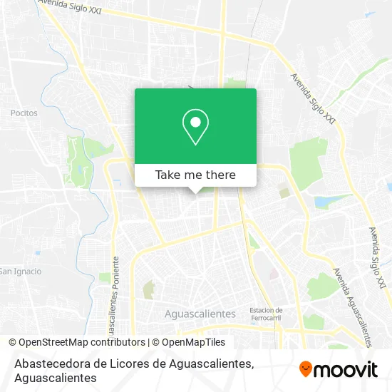 Abastecedora de Licores de Aguascalientes map