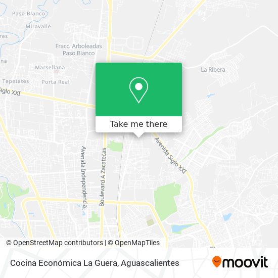 Cocina Económica La Guera map