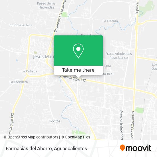 Farmacias del Ahorro map