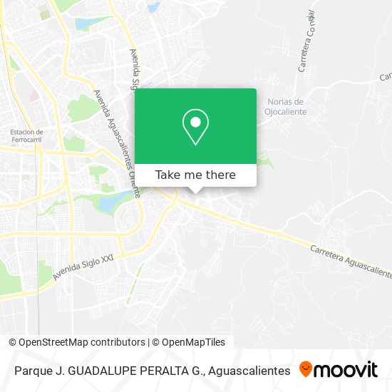 Mapa de Parque J. GUADALUPE PERALTA G.