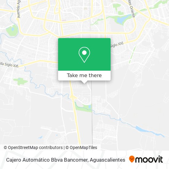 Mapa de Cajero Automático Bbva Bancomer