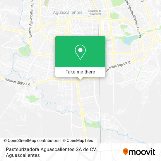 Pasteurizadora Aguascalientes SA de CV map