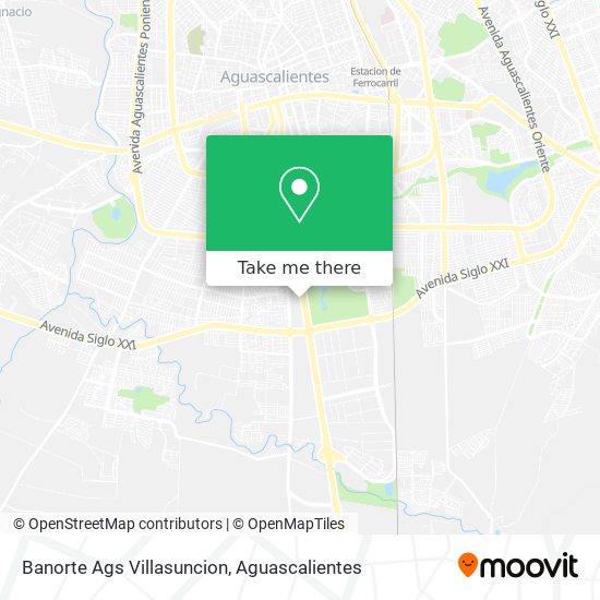 Mapa de Banorte Ags Villasuncion