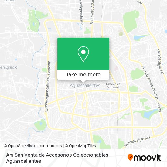 Ani San Venta de Accesorios Coleccionables map