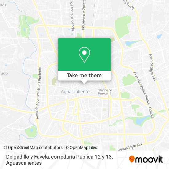 Delgadillo y Favela, correduría Pública 12 y 13 map