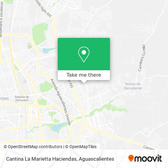 Cantina La Marietta Haciendas map