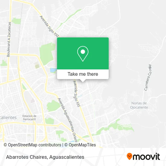 Abarrotes Chaires map