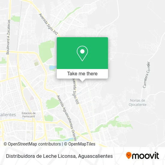 Distribuidora de Leche Liconsa map