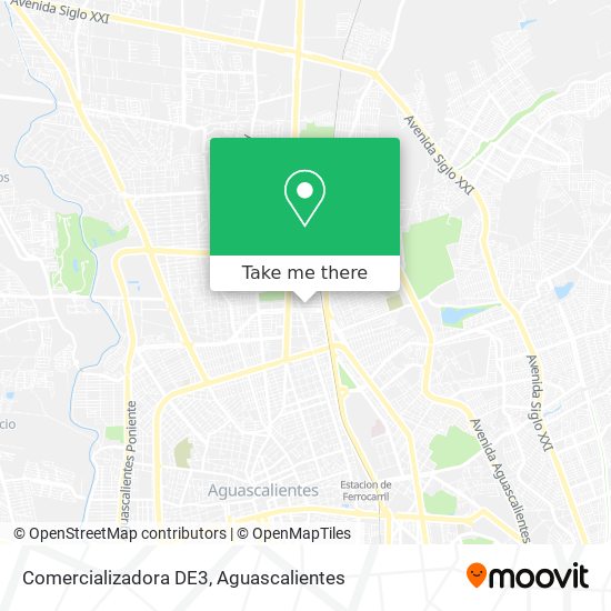 Mapa de Comercializadora DE3