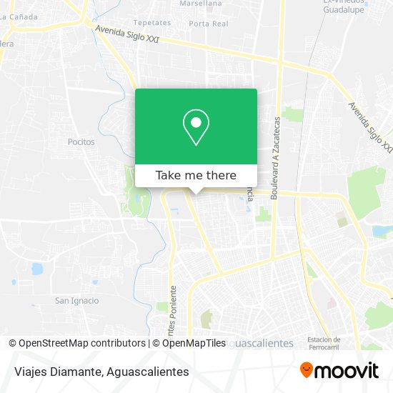 Mapa de Viajes Diamante