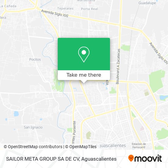 Mapa de SAILOR META GROUP SA DE CV