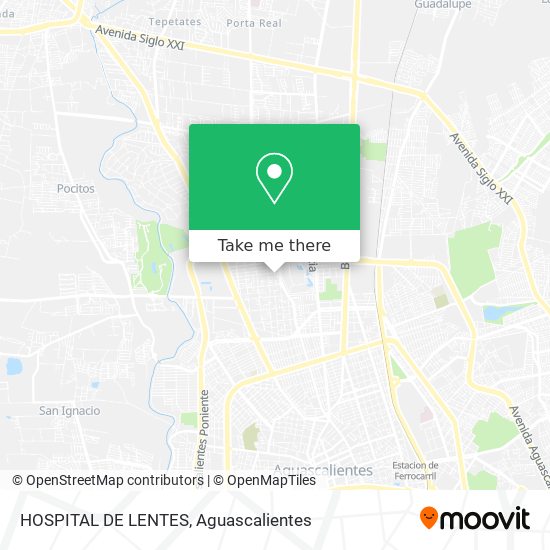 HOSPITAL DE LENTES map