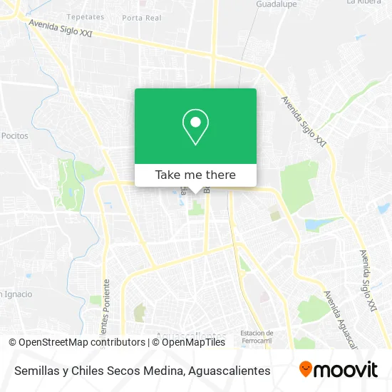 Semillas y Chiles Secos Medina map