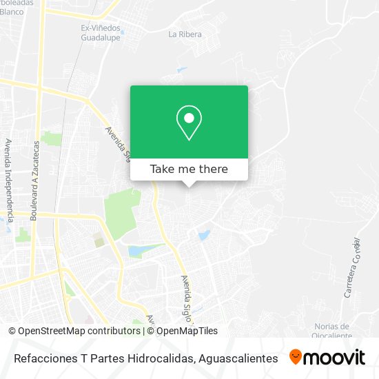 Refacciones T Partes Hidrocalidas map