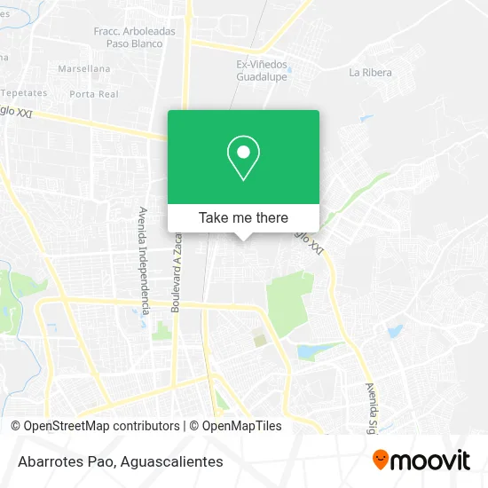 Abarrotes Pao map