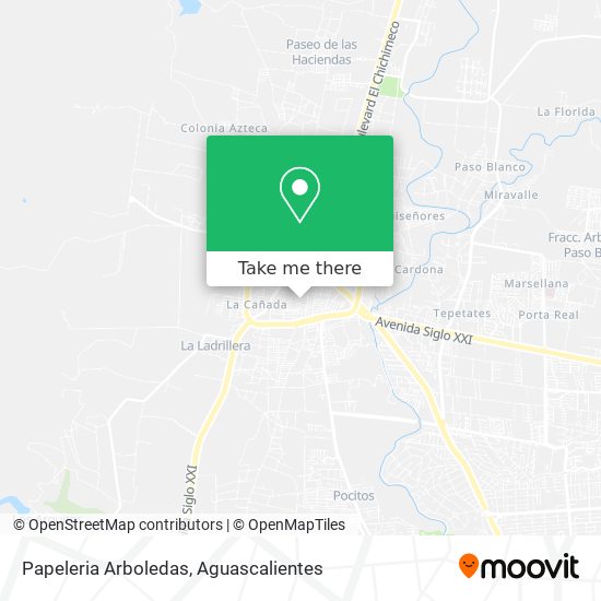 Papeleria Arboledas map