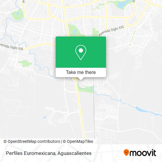 Perfiles Euromexicana map