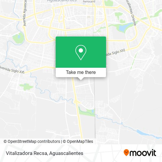 Vitalizadora Recsa map