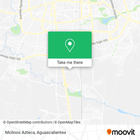 Mapa de Molinos Azteca