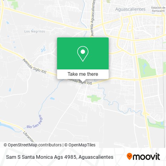 Mapa de Sam S Santa Monica Ags 4985