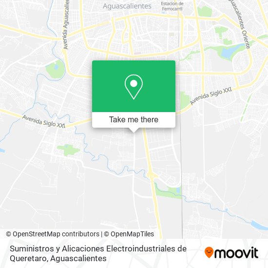 Suministros y Alicaciones Electroindustriales de Queretaro map