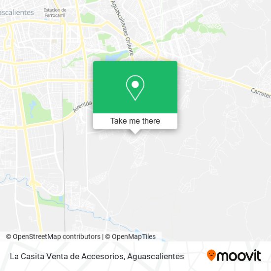 La Casita Venta de Accesorios map