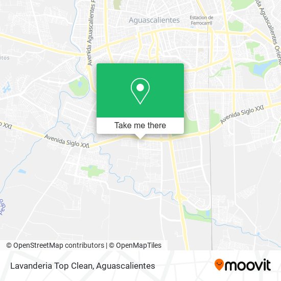 Lavanderia Top Clean map
