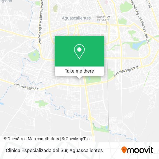 Clinica Especializada del Sur map