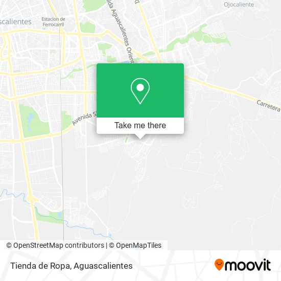Tienda de Ropa map