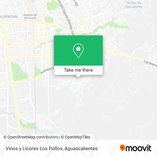 Mapa de Vinos y Licores Los Pollos