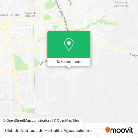 Mapa de Club de Nutrición de Herbalife