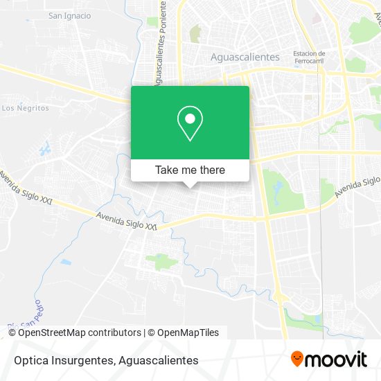Optica Insurgentes map