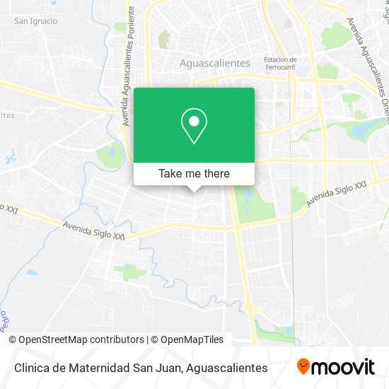 Clinica de Maternidad San Juan map
