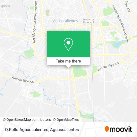 Q.Rollo Aguascalientes map