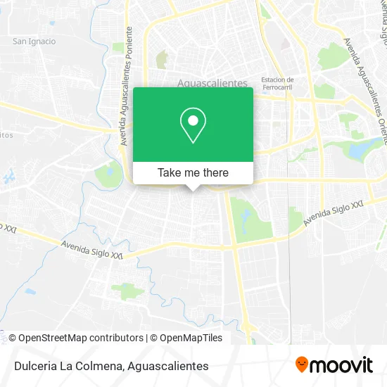 Mapa de Dulceria La Colmena