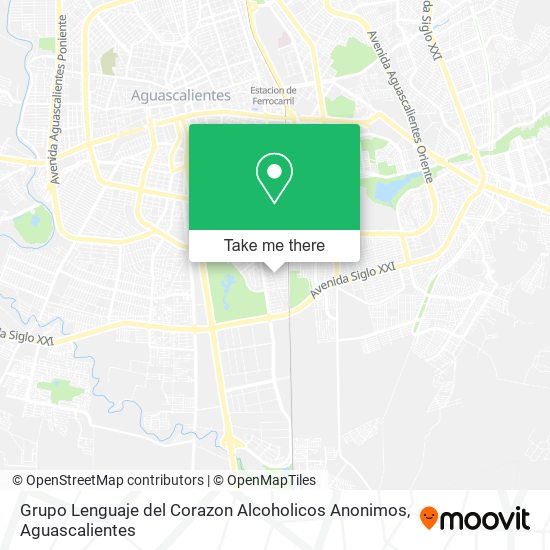 Grupo Lenguaje del Corazon Alcoholicos Anonimos map