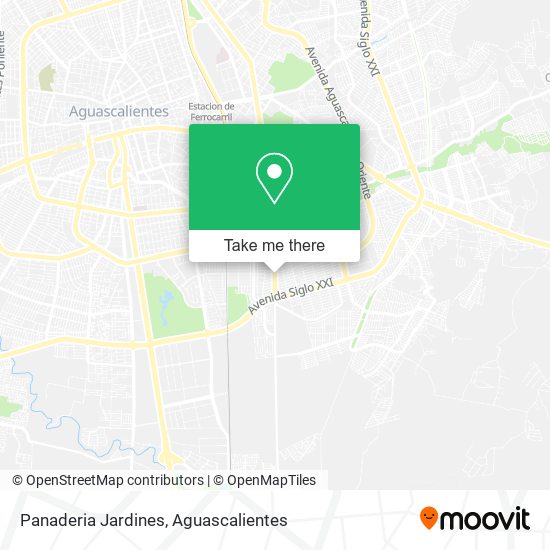 Mapa de Panaderia Jardines