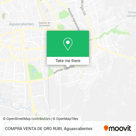 COMPRA VENTA DE ORO RUBI map