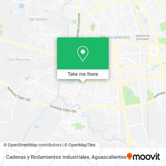 Cadenas y Rodamientos Industriales map