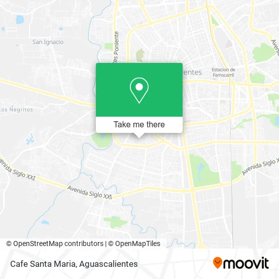 Cafe Santa Maria map