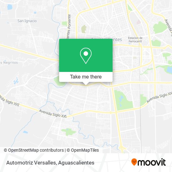 Automotriz Versalles map