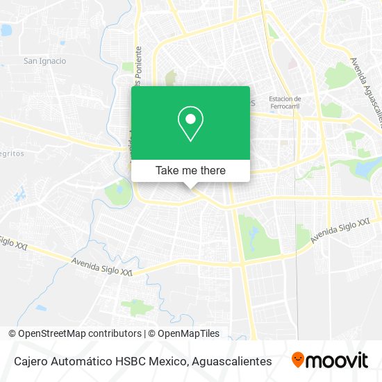 Cajero Automático HSBC Mexico map