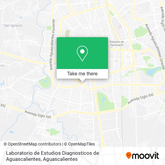 Laboratorio de Estudios Diagnosticos de Aguascalientes map