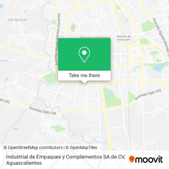 Mapa de Industrial de Empaques y Complementos SA de CV