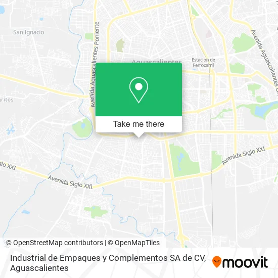 Industrial de Empaques y Complementos SA de CV map
