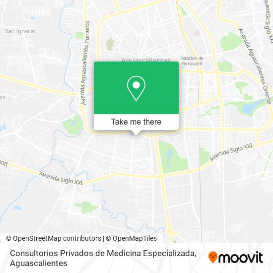 Consultorios Privados de Medicina Especializada map