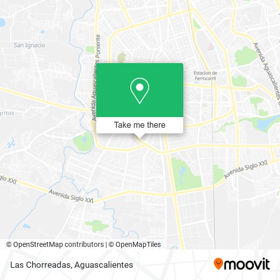 Las Chorreadas map