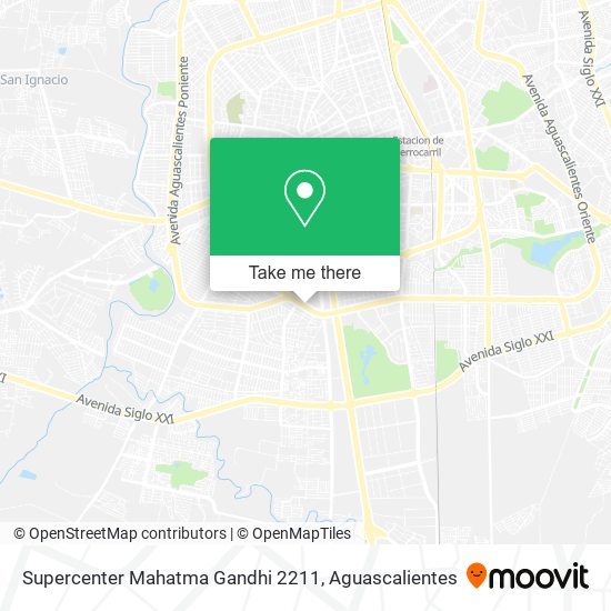 Mapa de Supercenter Mahatma Gandhi 2211