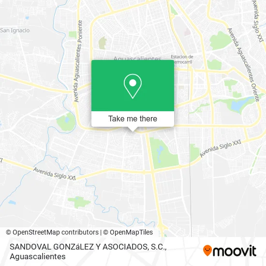 SANDOVAL GONZáLEZ Y ASOCIADOS, S.C. map
