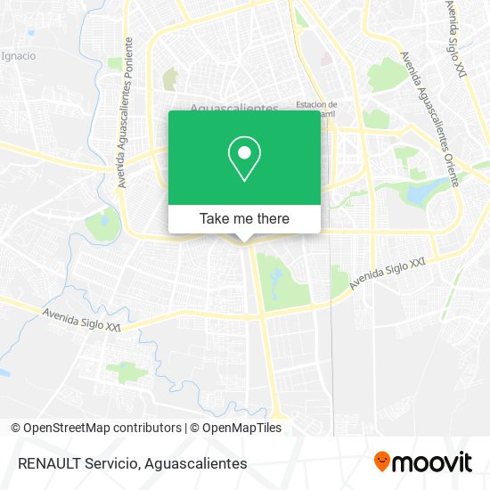 Mapa de RENAULT Servicio